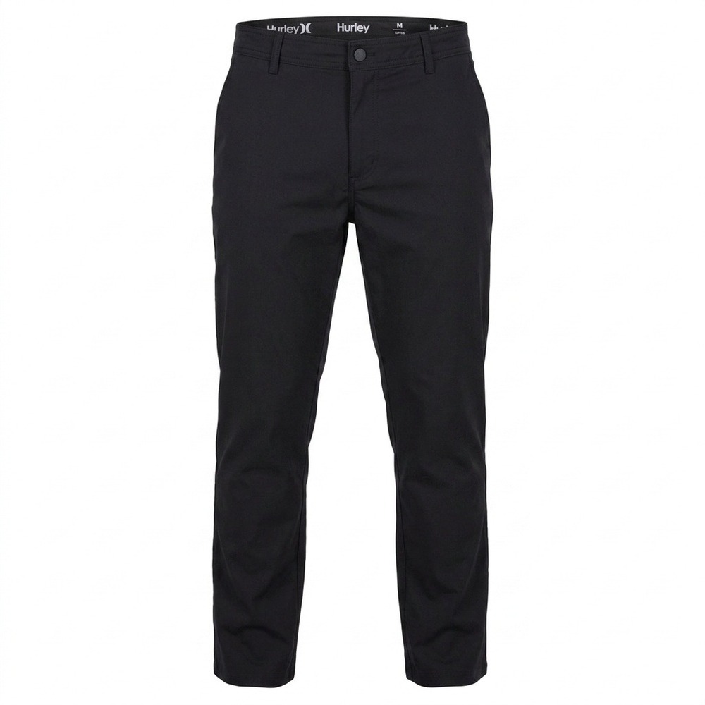 Hurley Jet Set Tech Pant Men Black 40X30 Techwear Utility Trousers Gorpcore NWOT